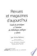 Revues et magazines d'aujourd'hui