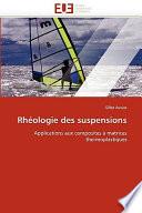 Rhéologie Des Suspensions