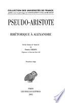 Rhétorique à Alexandre