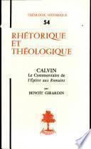 Rhétorique et théologique