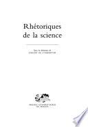 Rhétoriques de la science