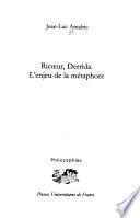 Ricœur, Derrida