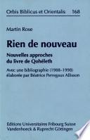 Rien de nouveau