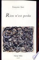 Rien n'est perdu