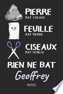 Rien ne bat Geoffrey - Notes