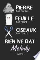 Rien ne bat Melody - Notes