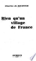 Rien qu'un village de France