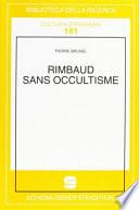 Rimbaud sans occultisme