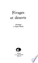 Rivages et déserts