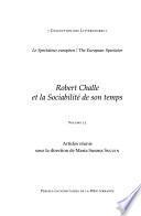 Robert Challe et la sociabilité de son temps