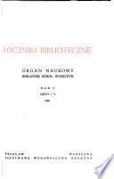 Roczniki biblioteczne