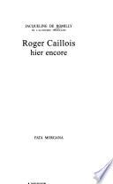 Roger Caillois