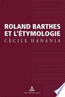 Roland Barthes et l'étymologie