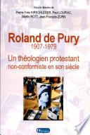 Roland De Pury, 1907-1979