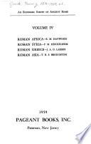 Roman Africa, Roman Syria, Roman Greece, Roman Asia