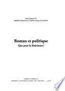 Roman et politique
