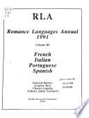 Romance Languages Annual