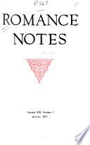 Romance Notes