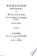 Romances historiques