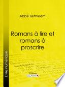 Romans à lire et romans à proscrire