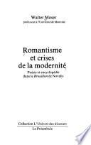 Romantisme et crises de la modernité