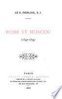 Rome et Moscou (1547-1579).