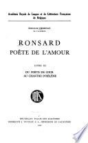 Ronsard: Du poète de cour au chantre d'Hélène. Bibliographie des trois livres (p. [355]-375)