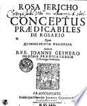 Rosa Jericho, sive conceptus praedicabiles de Rosario