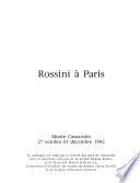 Rossini à Paris
