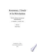 Rousseau, l'Emile et la Révolution