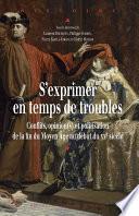 S'exprimer en temps de troubles