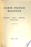 Sacrum Poloniae millennium