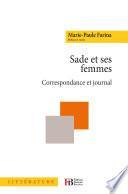 Sade et ses femmes - Correspondance et journal