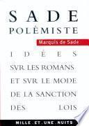 Sade polémiste