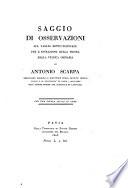 Saggio di osservazioni sul taglio retto-vescicale per l'estrazione della pietra dalla vescica orinaria