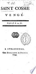 Saint Cosme vengé