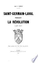 Saint-Germain-Laval pendant la Révolution, 1788-1803