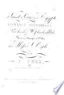 Saint-Louis en Egypte. Romance historique, paroles de Mr. C. Malo,etc