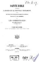 Sainte bible contenant l'ancien et le nouveau testament, avec une traduction française en forme de paraphrase