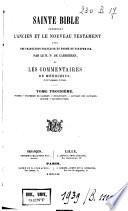 Sainte bible contenant l'ancien et le nouveau testament, avec une traduction française en forme de paraphrase