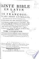 Sainte Bible