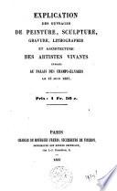 Salon de 1857. Soixante-dix-huitième expositions des ouvrages des artistes vivants exposés au palais des Champs-Elysées le 15 juin 1857