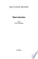 Sans témoins