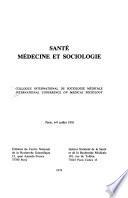Santé, médecine et sociologie