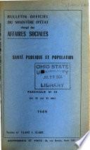Sante Publique et Population 1969