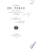 Satire [Texte latin] Traduites en Vers français, précédées d'une étude sur la vie de ce poète, sur son époque et sur le Stoïcisme