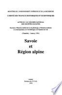 Savoie et Région alpine
