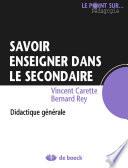 Savoir enseigner dans le secondaire