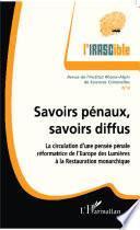 Savoirs pénaux, savoirs diffus