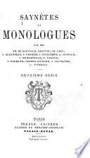 Saynètes et Monologues